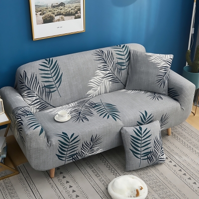 Чехол на мебель для дивана Salon, 145-185х90см, stripe fern-4