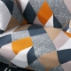 Чехол на мебель для дивана Salon, 145-185х90см, orange highlights